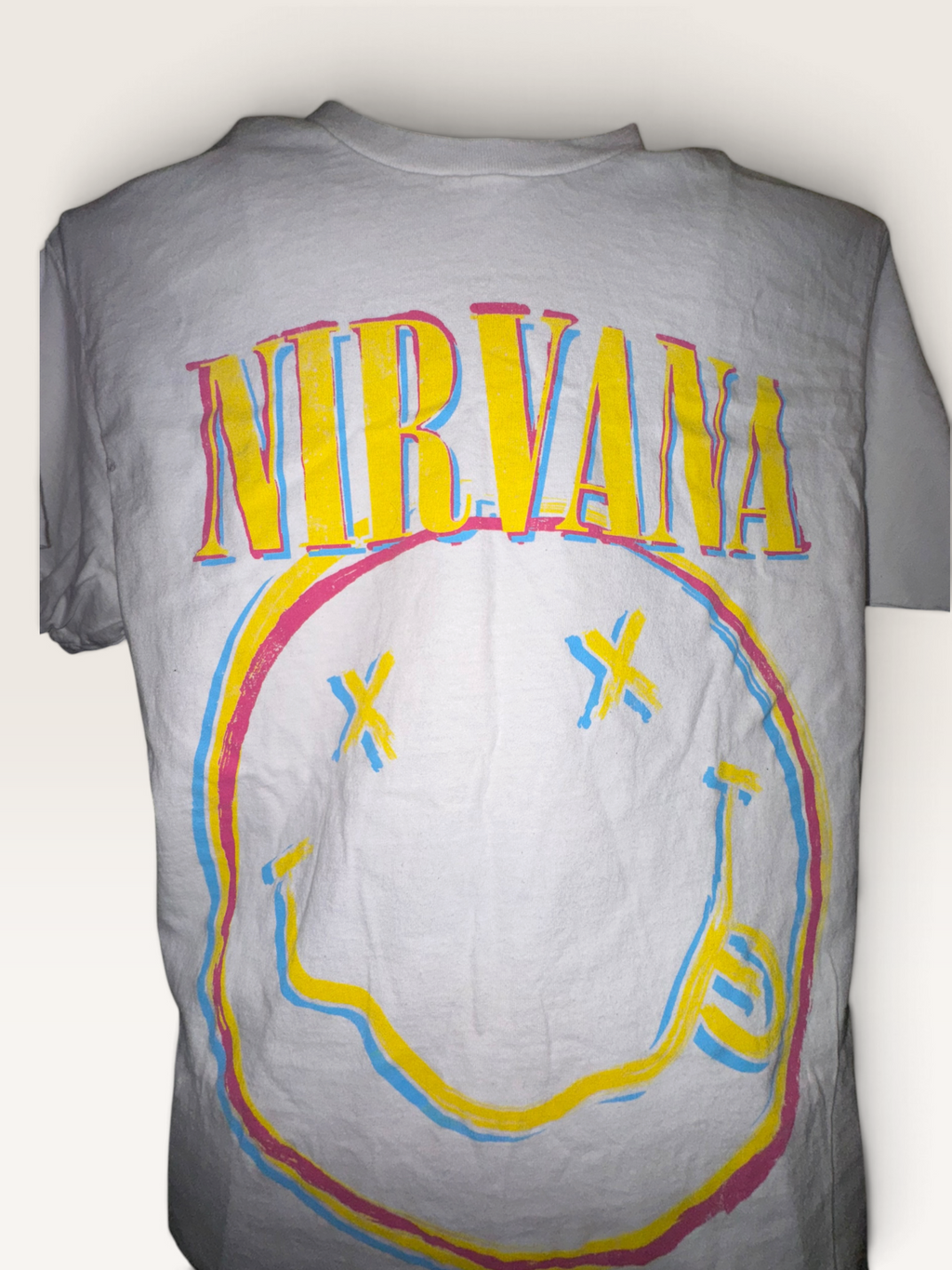 Nirvana Multicolor Smiley Graphic Tee