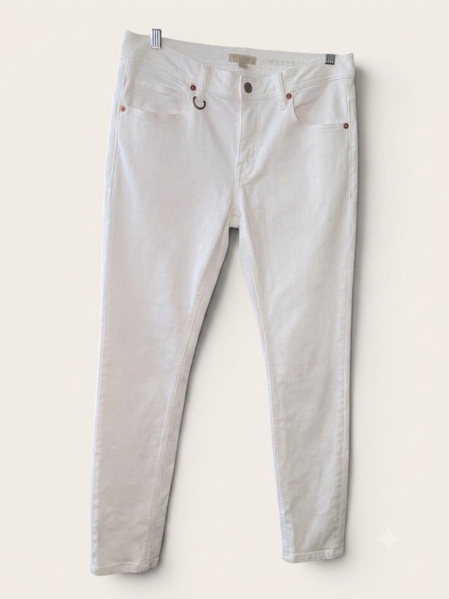 Burberry White Skinny Jeans