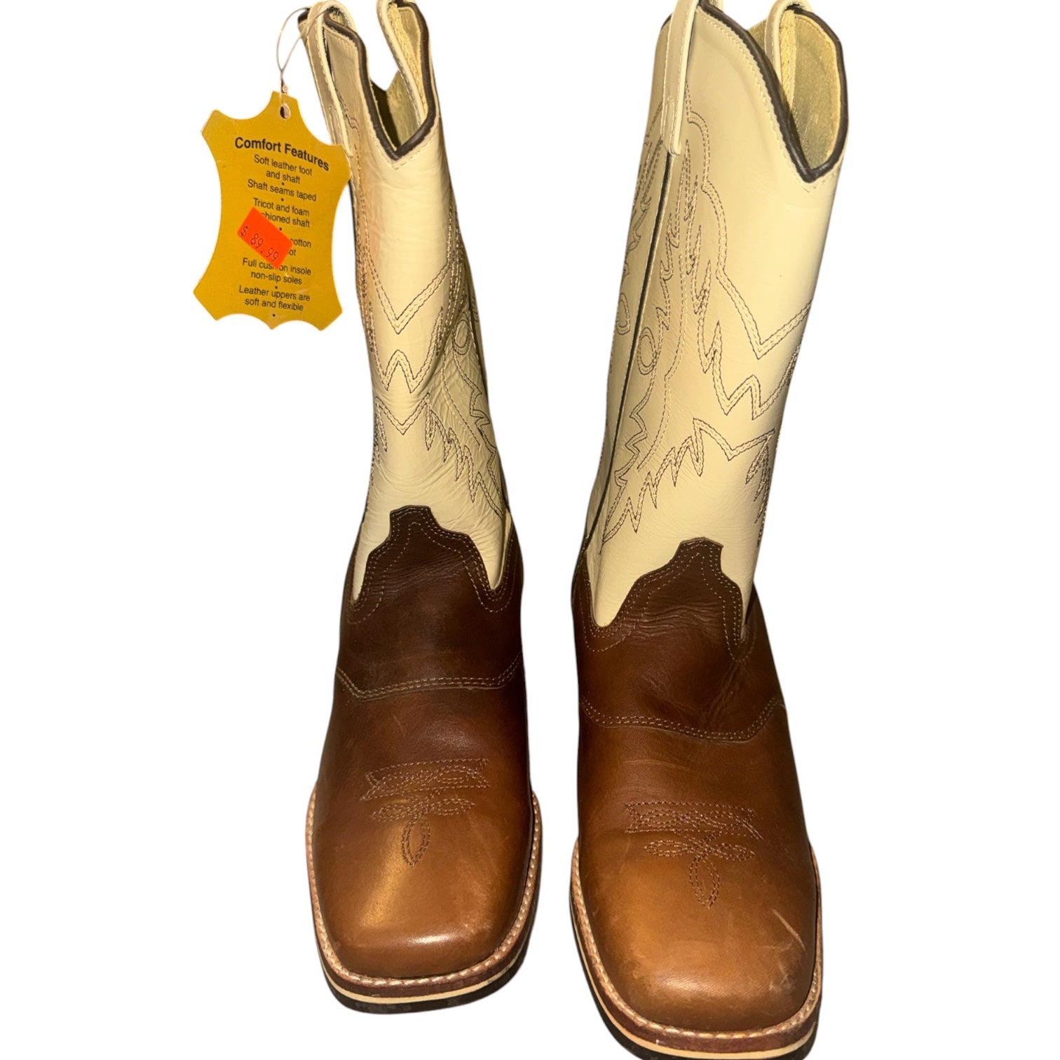 Smokey Mountain Women's Square Toe Western Boots (NWT)