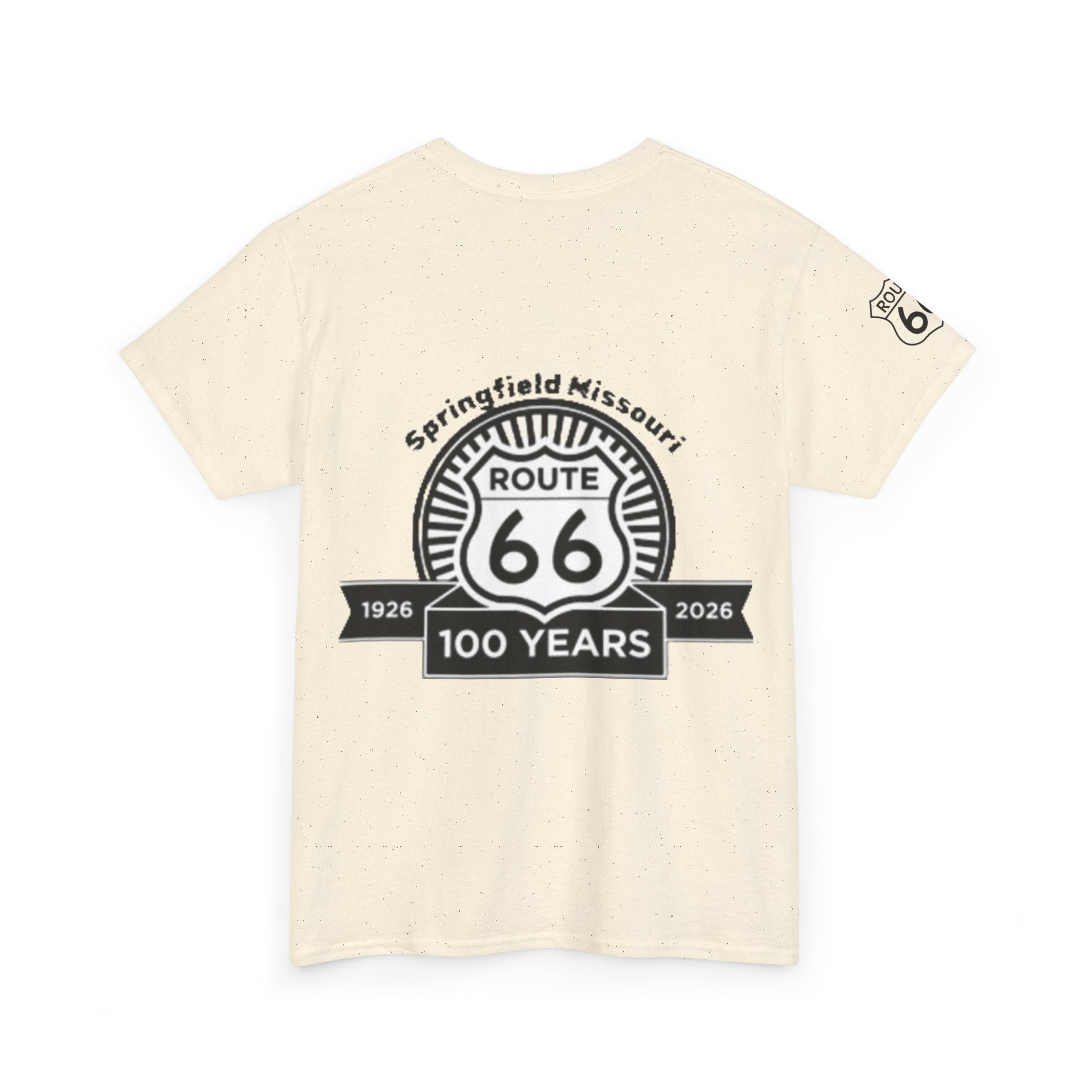 Route 66 100 Years T‑Shirt — Springfield Missouri Centennial Roadtrip Tee