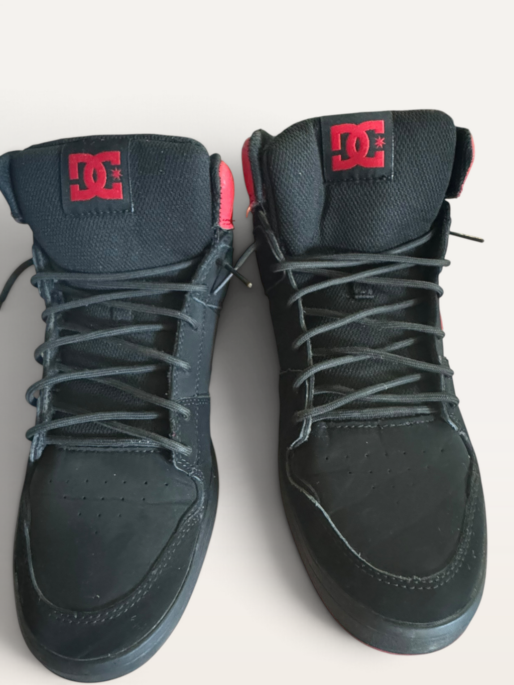 DC Shoes Cure Hi Top Leather Skate Sneakers
