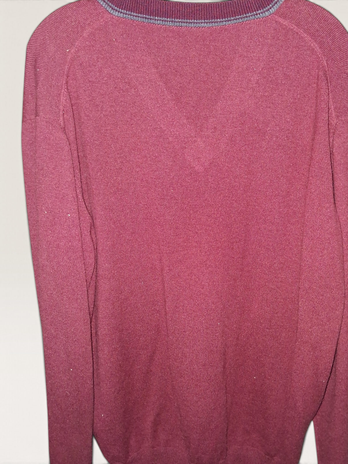 Luciano Barbera Men's Italian Wool V-Neck Sweater
