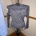Under Armour Women's Heathered Gray Long Sleeve Tee