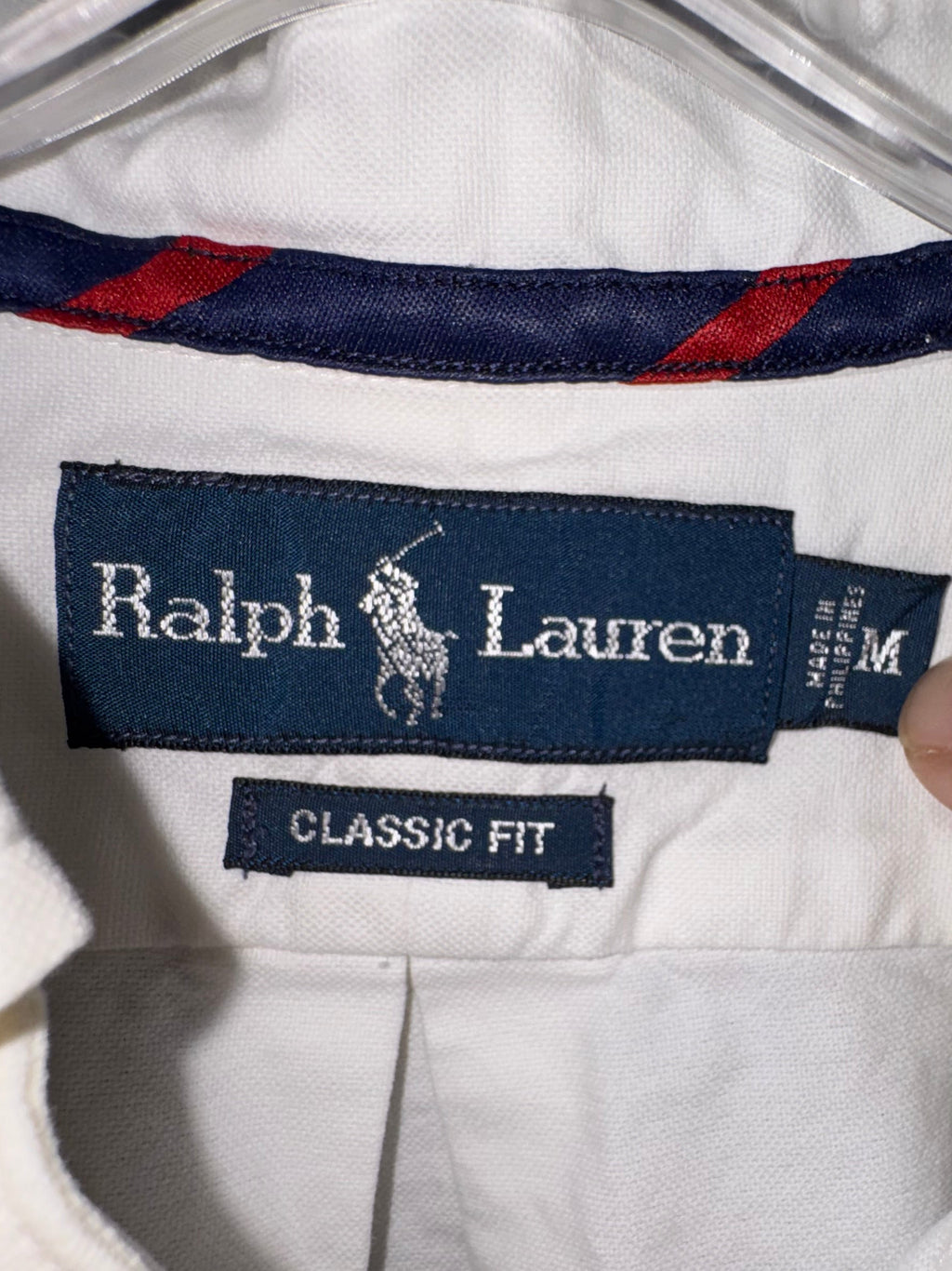 Ralph Lauren White Classic Fit Button-Down