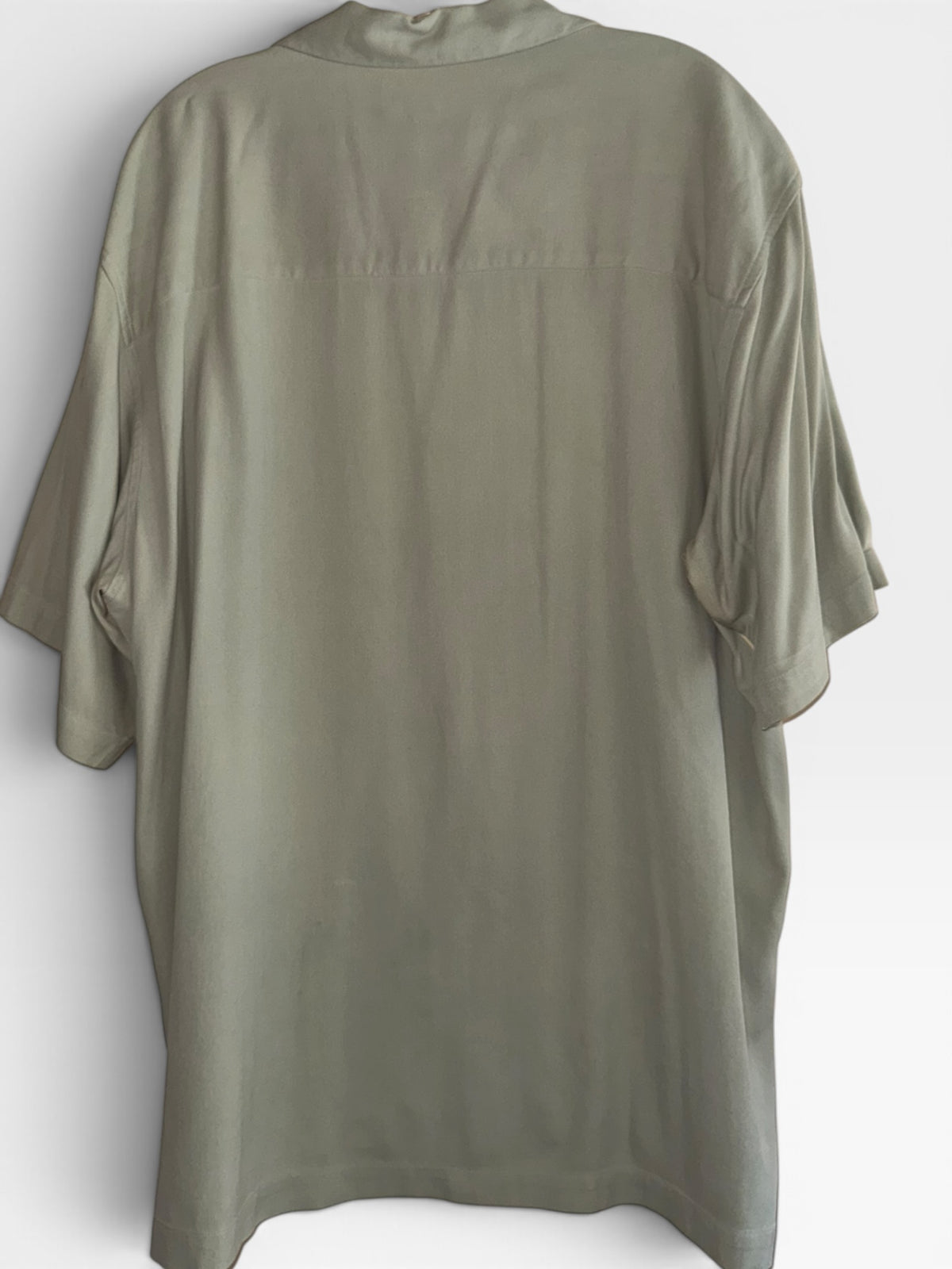 Hibiscus Hawaii Bamboo Embroidered Bowling Shirt