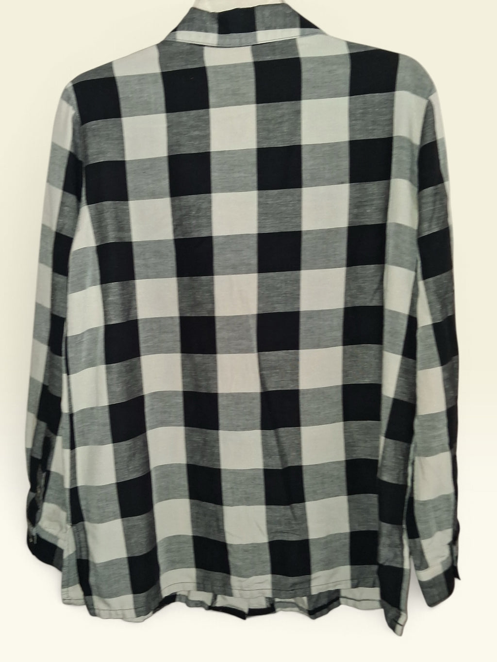 Koret City Blues Black & White Check Blouse