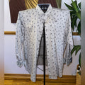 Johnston & Murphy Beige Shirt with Animal Print