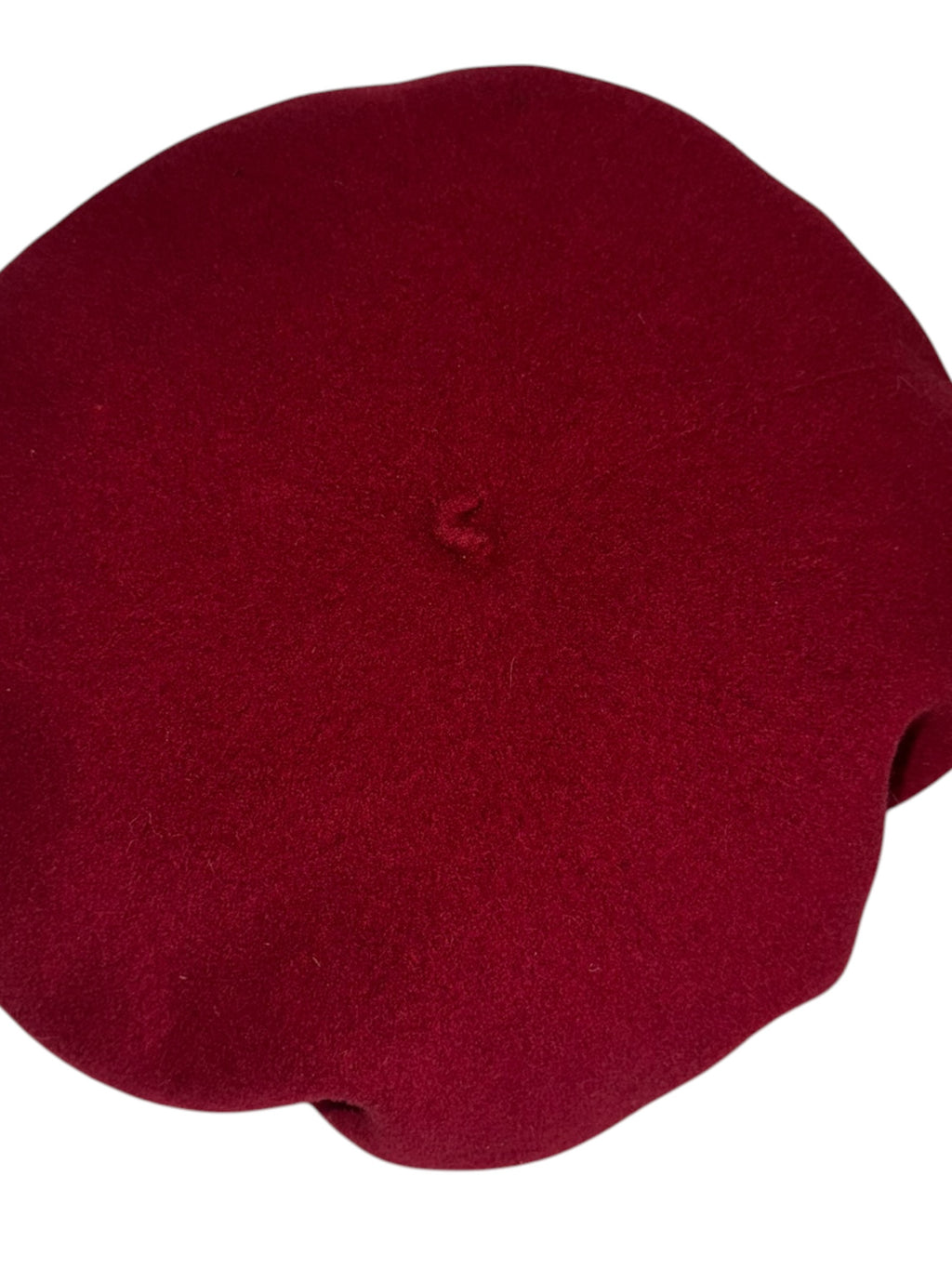 Red Wool-Blend Beret / Newsboy Cap