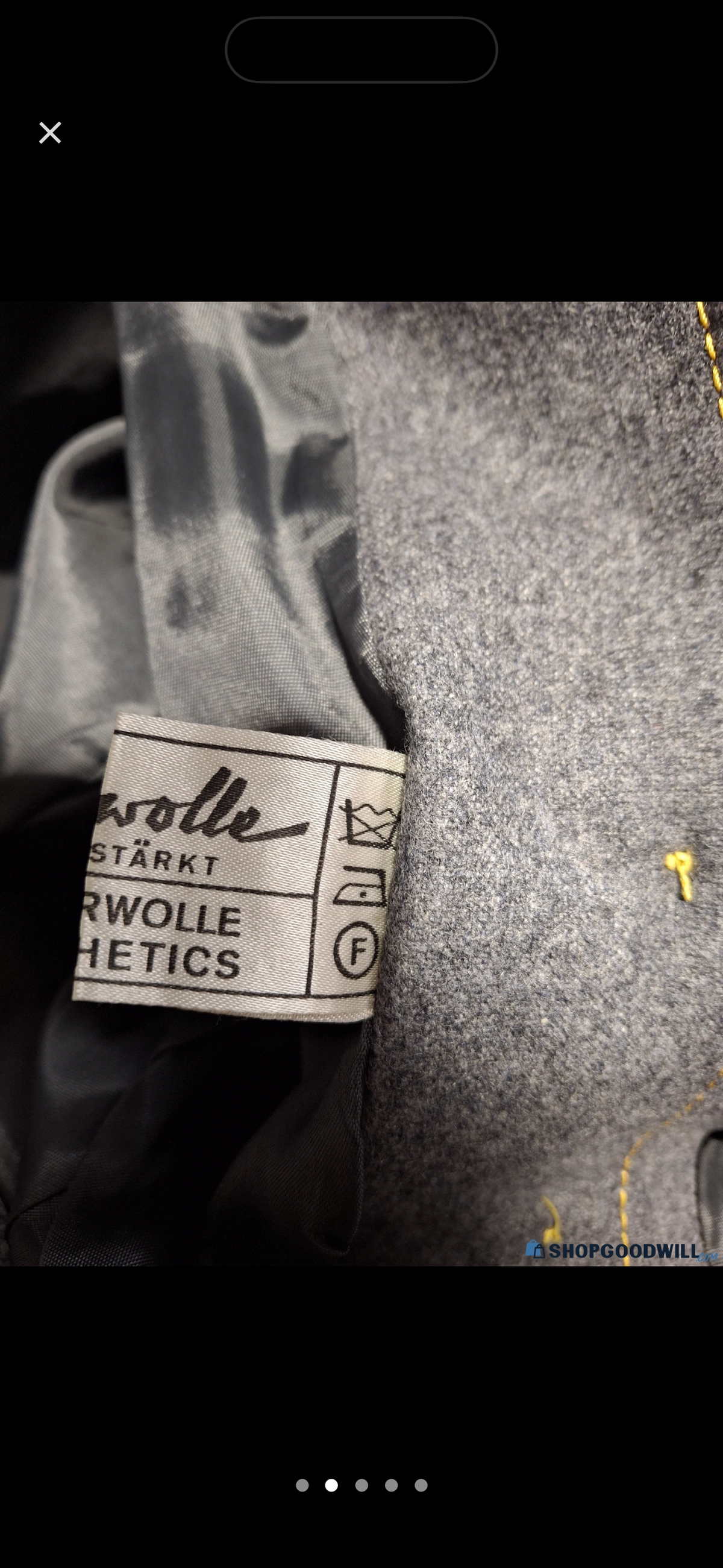 Vintage Peggy Lane Gray Cropped Jacket