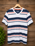 Urban Pipeline Striped V-Neck Tee