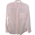 Crew Pink & White Striped Button-Down