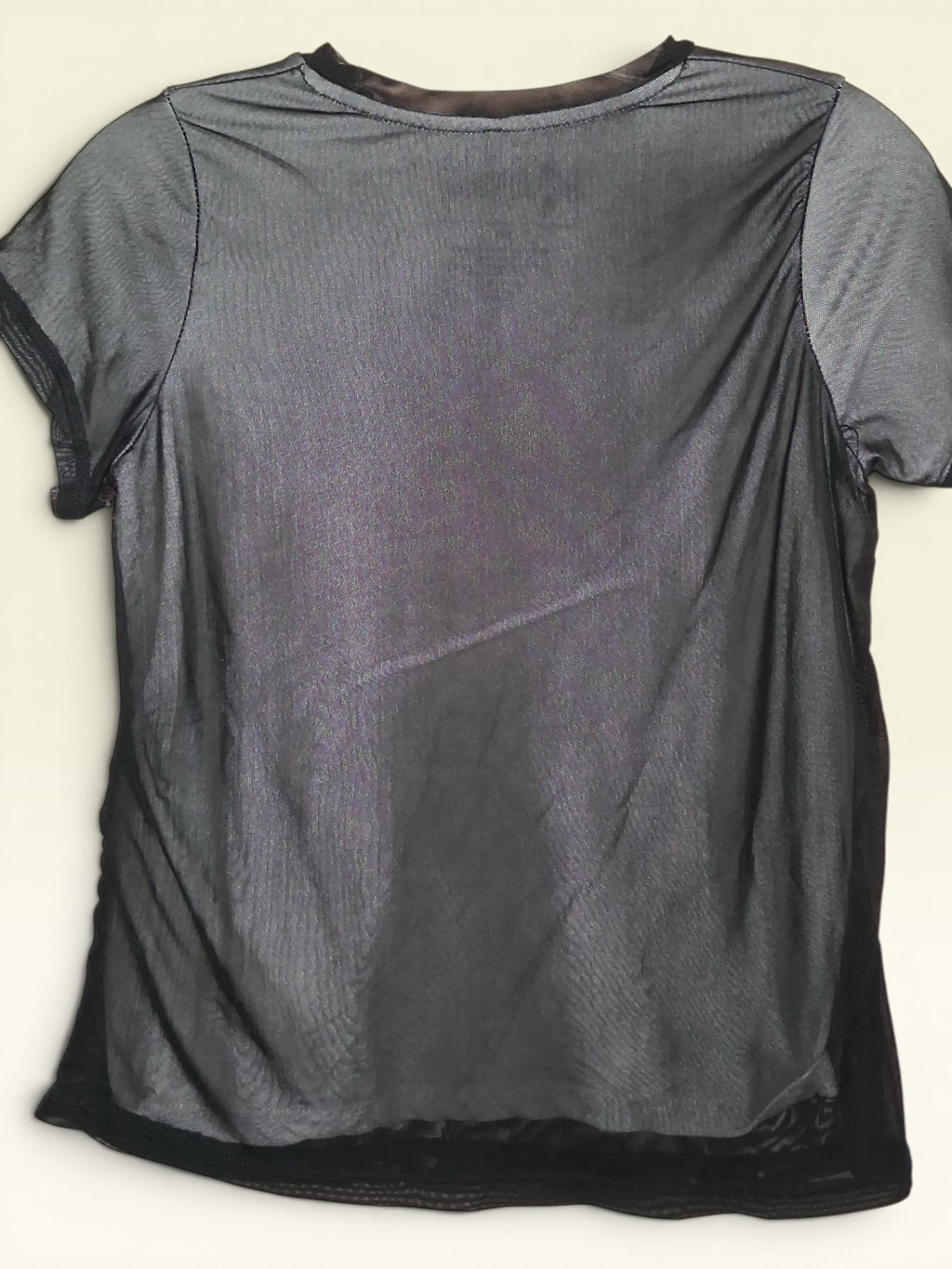 Def Leppard Hysteria Mesh Overlay Top