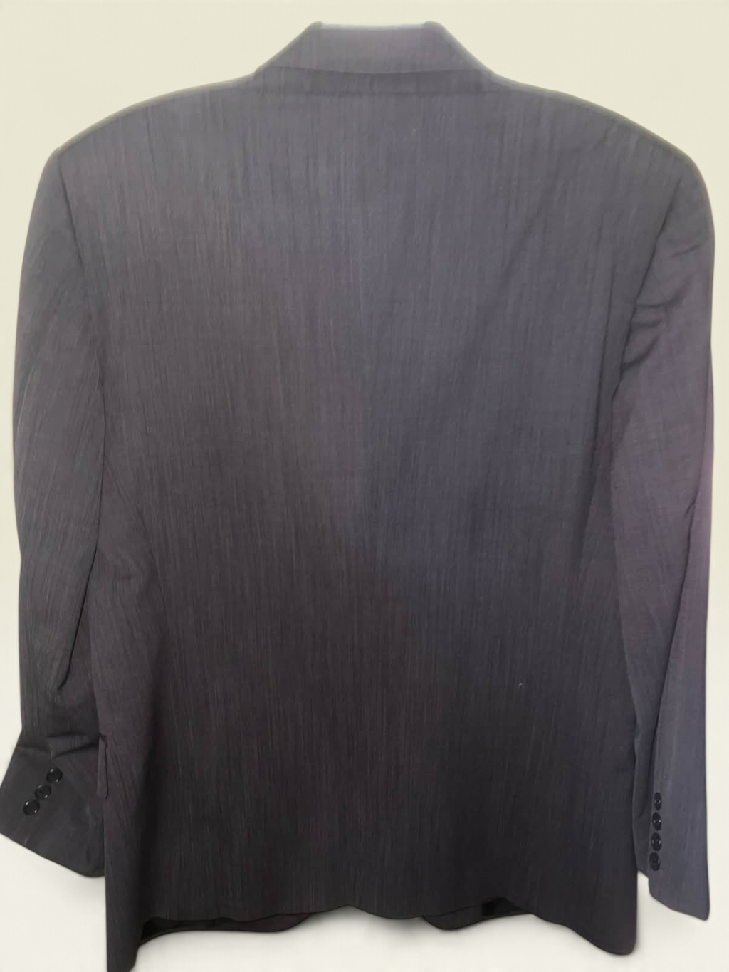 Valentino Uomo Charcoal Three-Button Blazer — Made in Italy — With COA