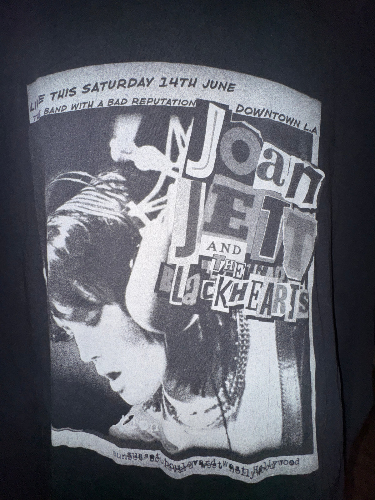 Joan Jett and the Blackhearts Double-Sided Graphic Tee