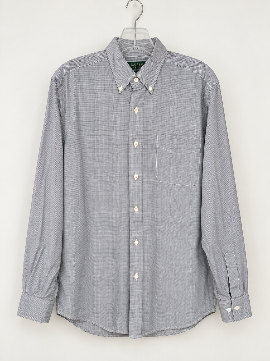 Lauren Ralph Lauren Microcheck Cotton Shirt