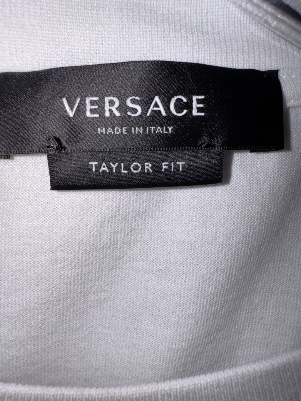 Versace Gold Plaque Logo T-Shirt