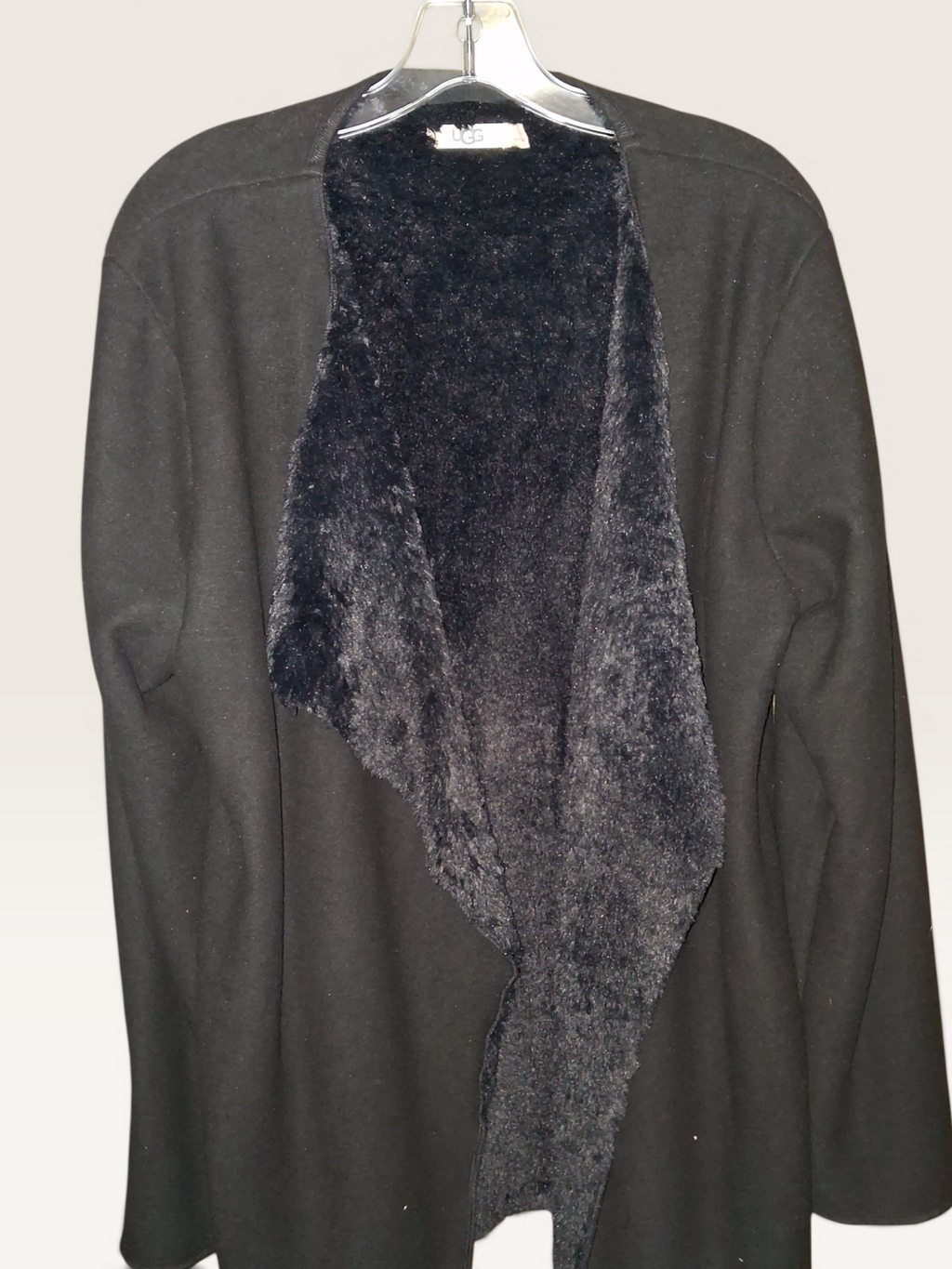 UGG Women's Plush Faux-Suede & Fleece Open Cardigan / Coat