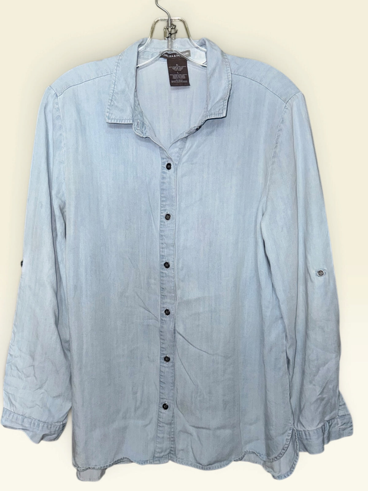 Chelsea & Theodore Light Blue Tencel Shirt