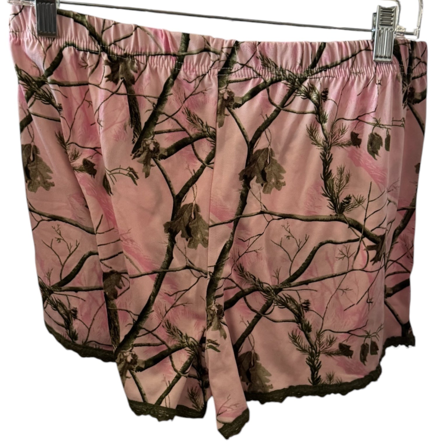 Love to Sleep Pink Camo Bow Pajama Set – Cami & Shorts