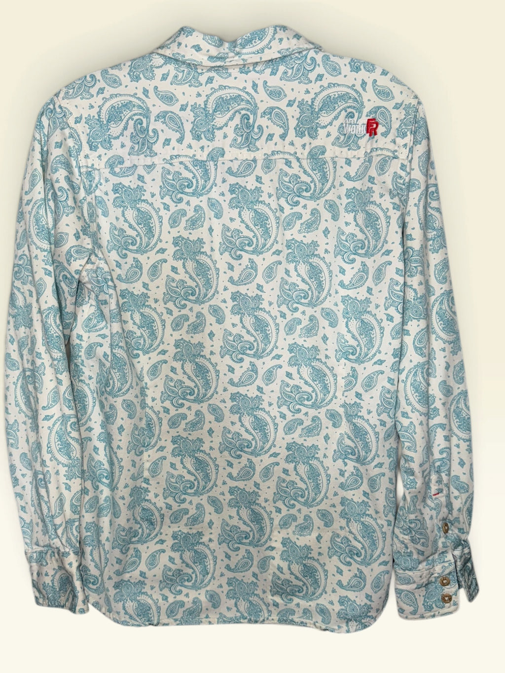 Ariat Work FR Teal Paisley Button-Front Shirt
