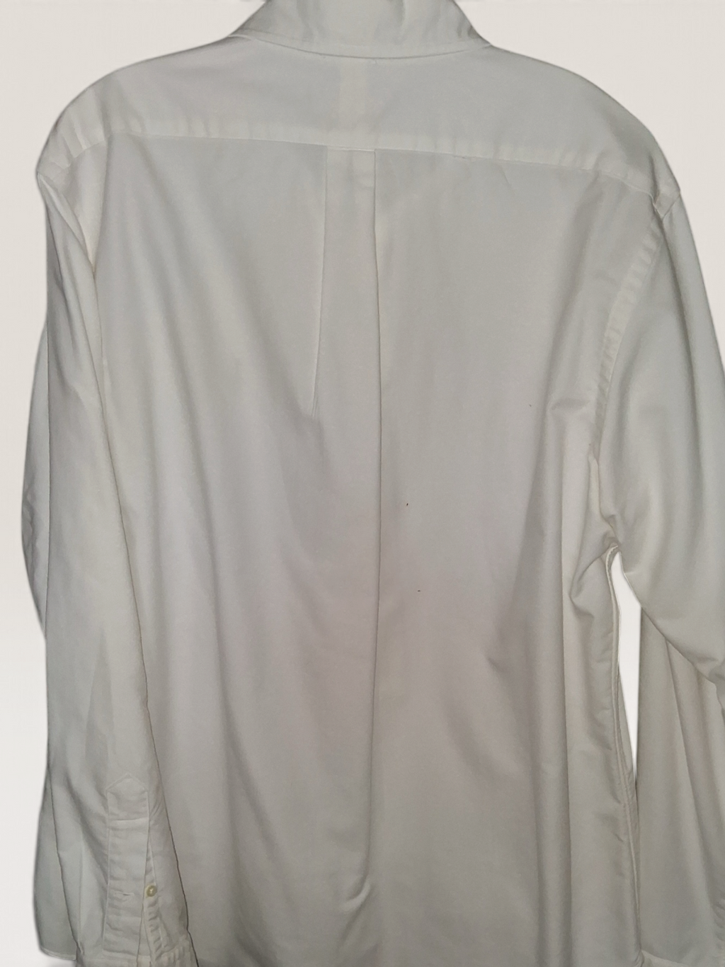 Polo Ralph Lauren Men's Custom Fit White Button-Down Shirt