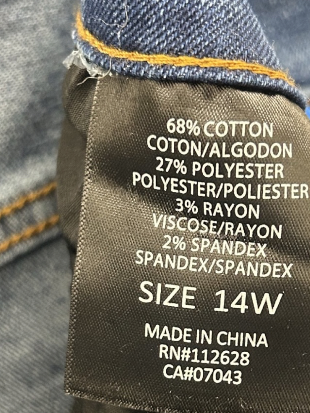 Tahari Chic Medium Wash Stretch Jeans