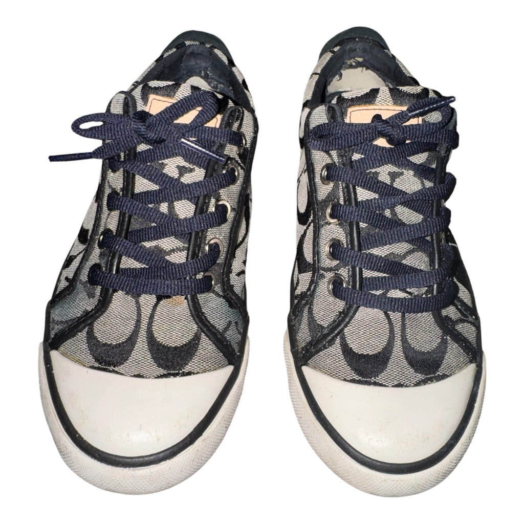 Coach Barrett Signature C Canvas Low-Top Sneakers