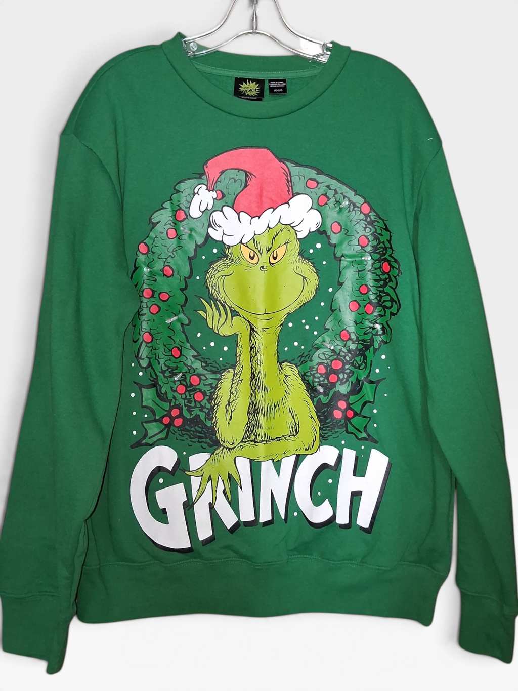 Dr. Seuss The Grinch Green Christmas Sweatshirt