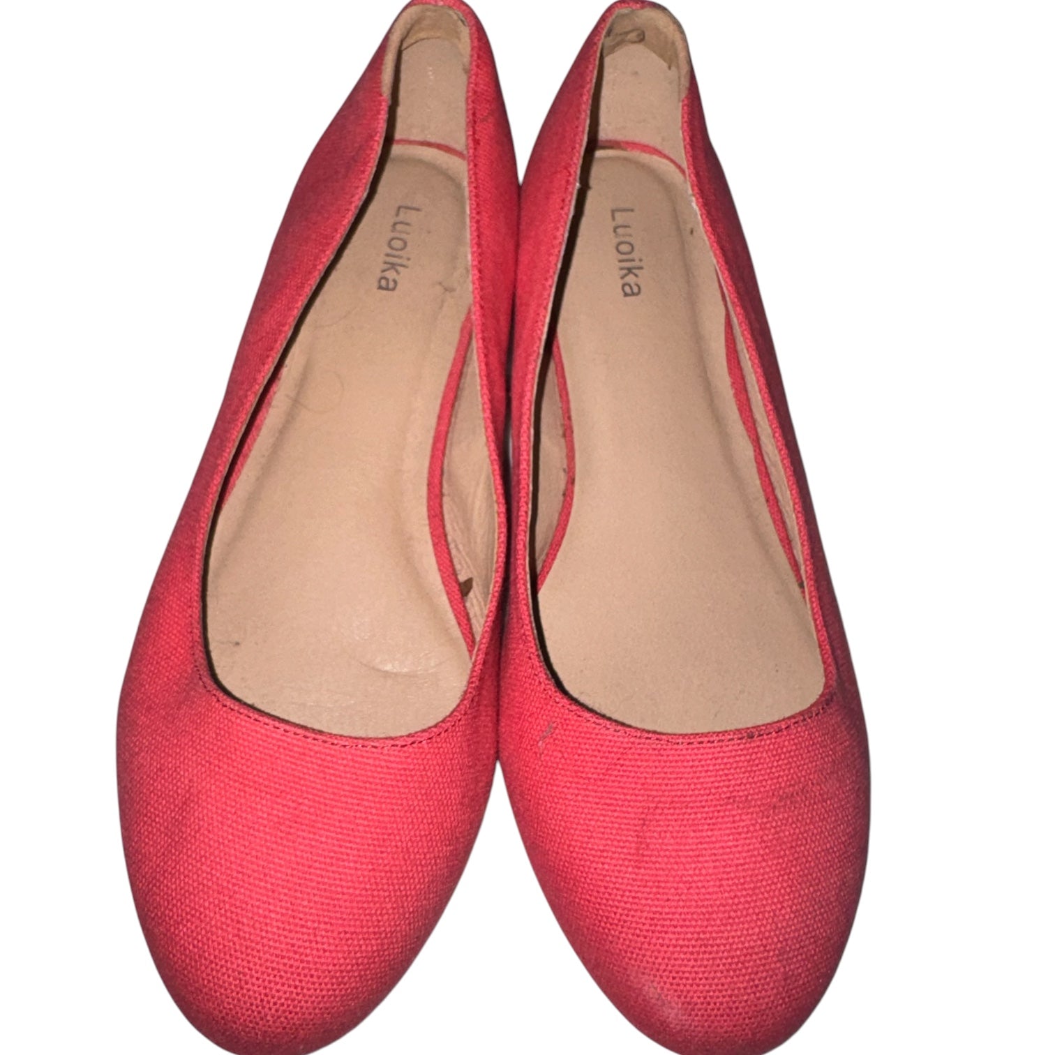 Luoika Red Ballet Flats