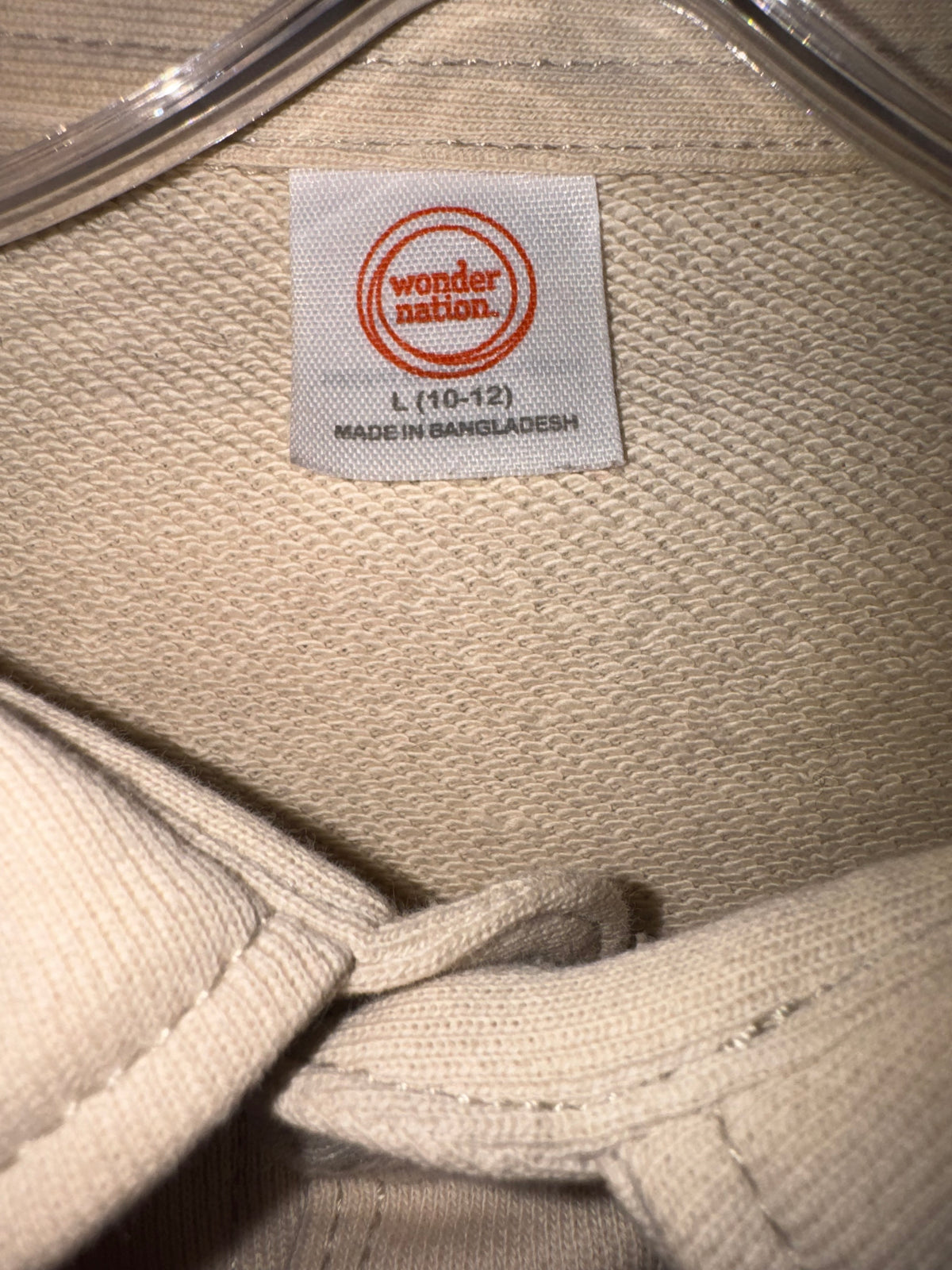 Wonder Nation Cream Knit Button-Up