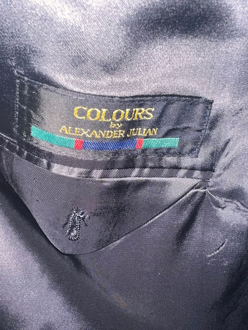 Colours by Alexander Julian Navy Two-Button Blazer