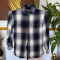 Oversized Plaid Flannel Shirt