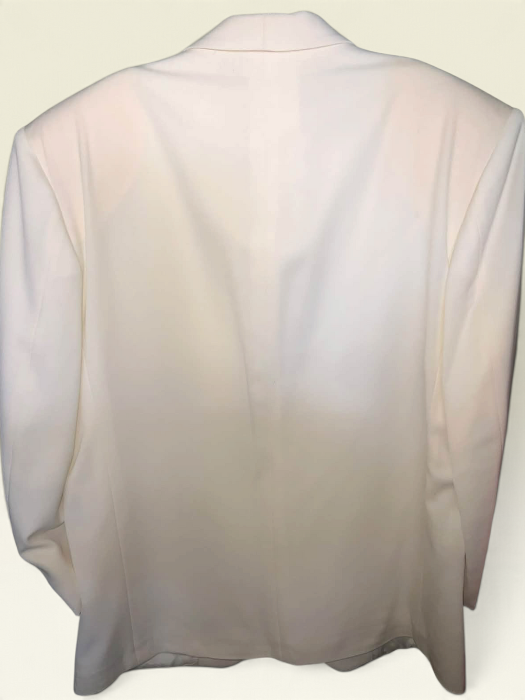 Pierre Balmain Ivory Shawl-Collar