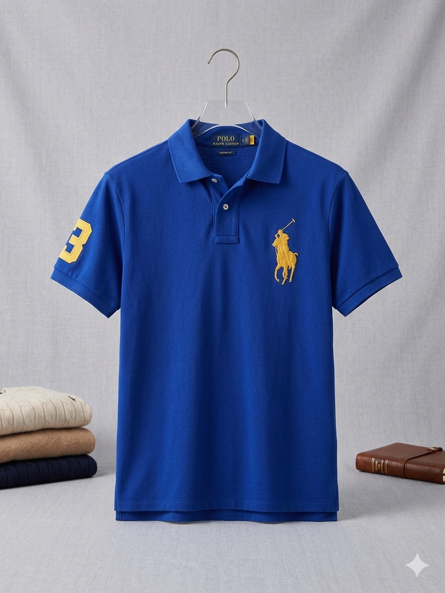 Polo Ralph Lauren Men's Big Pony Custom Fit Polo Shirt