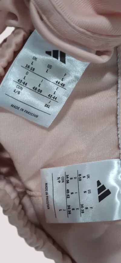 Adidas Blush Pink & Brown Two-Piece Tracksuit