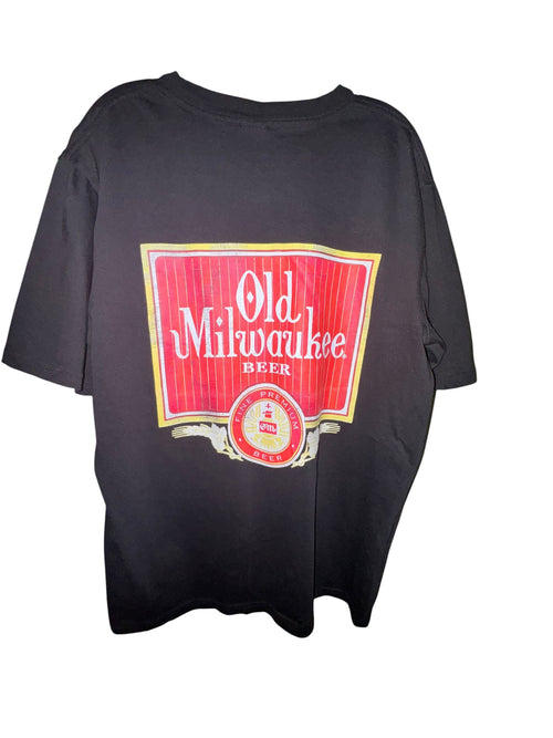 Budweiser Old Milwaukee Beer Graphic T-Shirt