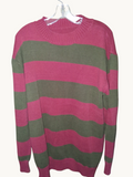 Freddy Kruger Striped Knit Sweater