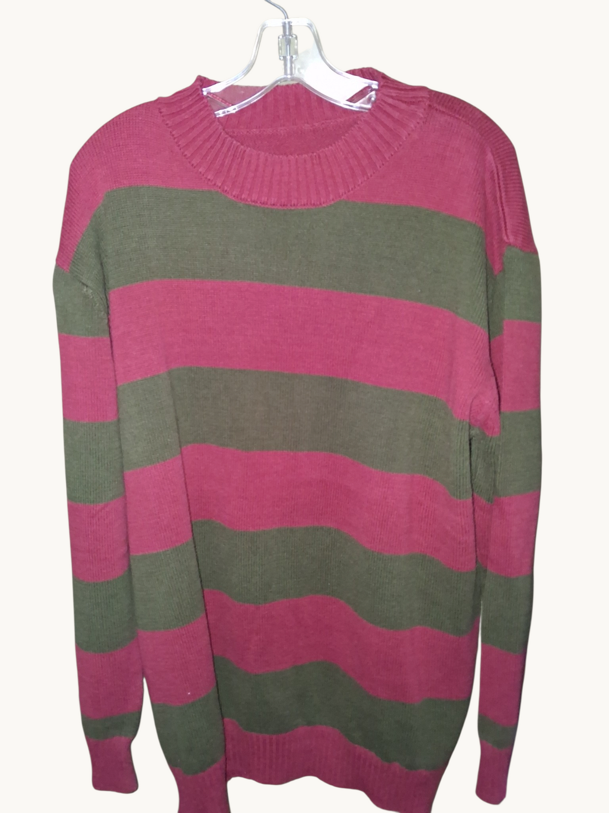 Freddy Kruger Striped Knit Sweater