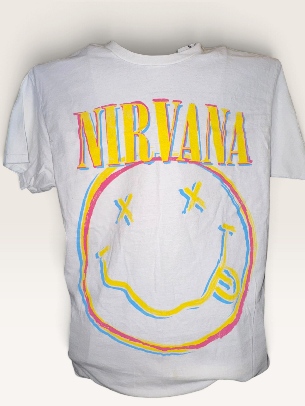 Nirvana Multicolor Smiley Graphic Tee