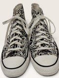 Converse Chuck Taylor All Star Black & White Animal Print High Tops