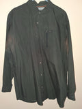 Columbia Charcoal Long-Sleeve Outdoor Shirt with Zip Chest Pocket