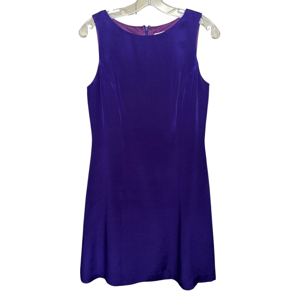 Hugo Buscati Purple Silk Dress