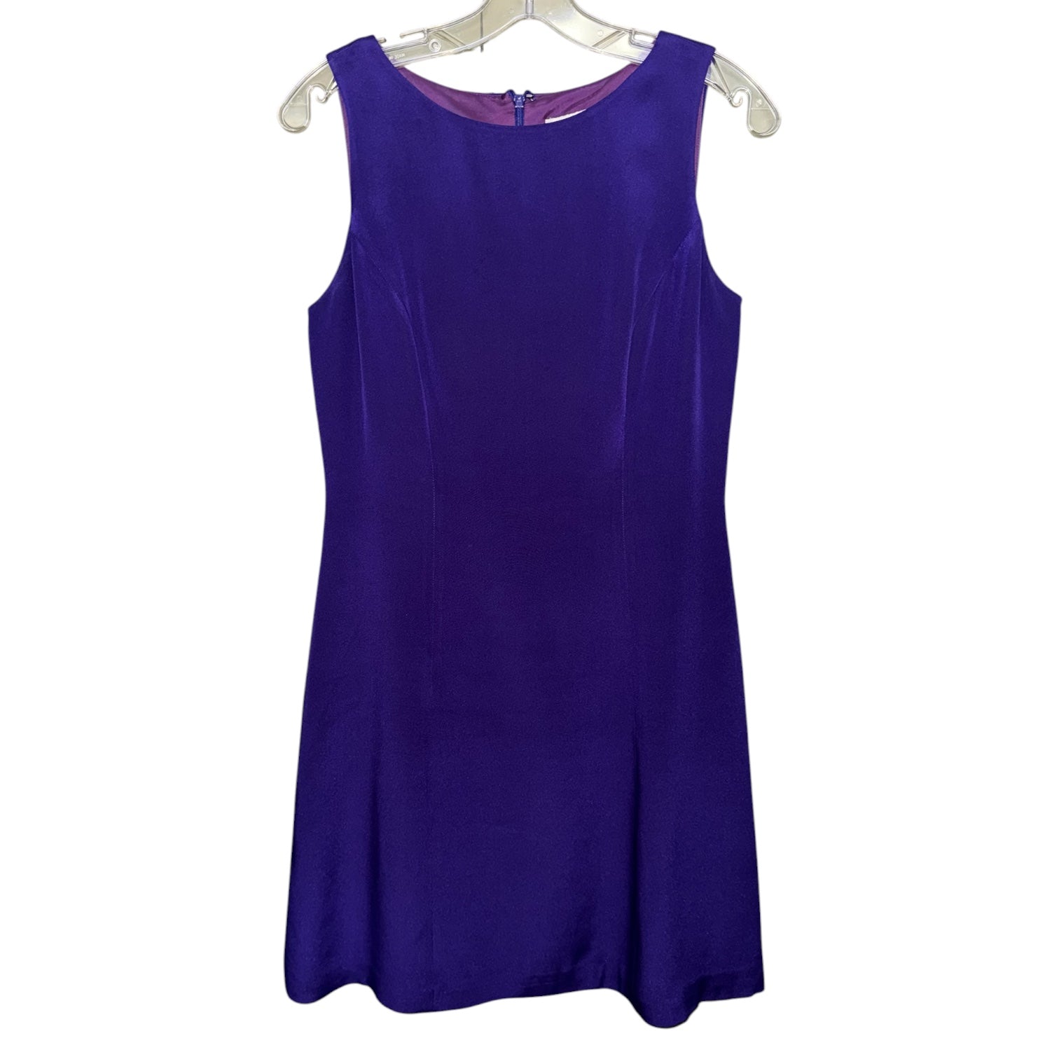 Hugo Buscati Purple Silk Dress