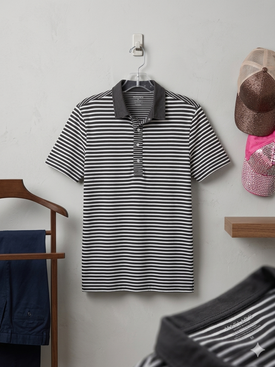 Marciano by Guess Men's Striped Polo Shirt