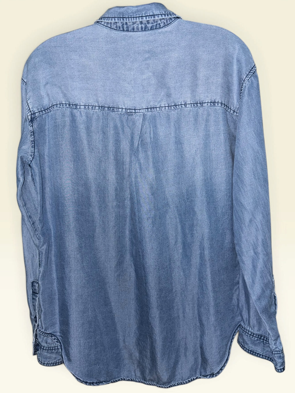 Velvet Heart Blue Button-Front Shirt
