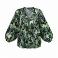 Roaman’s Tropical Open Front Kimono