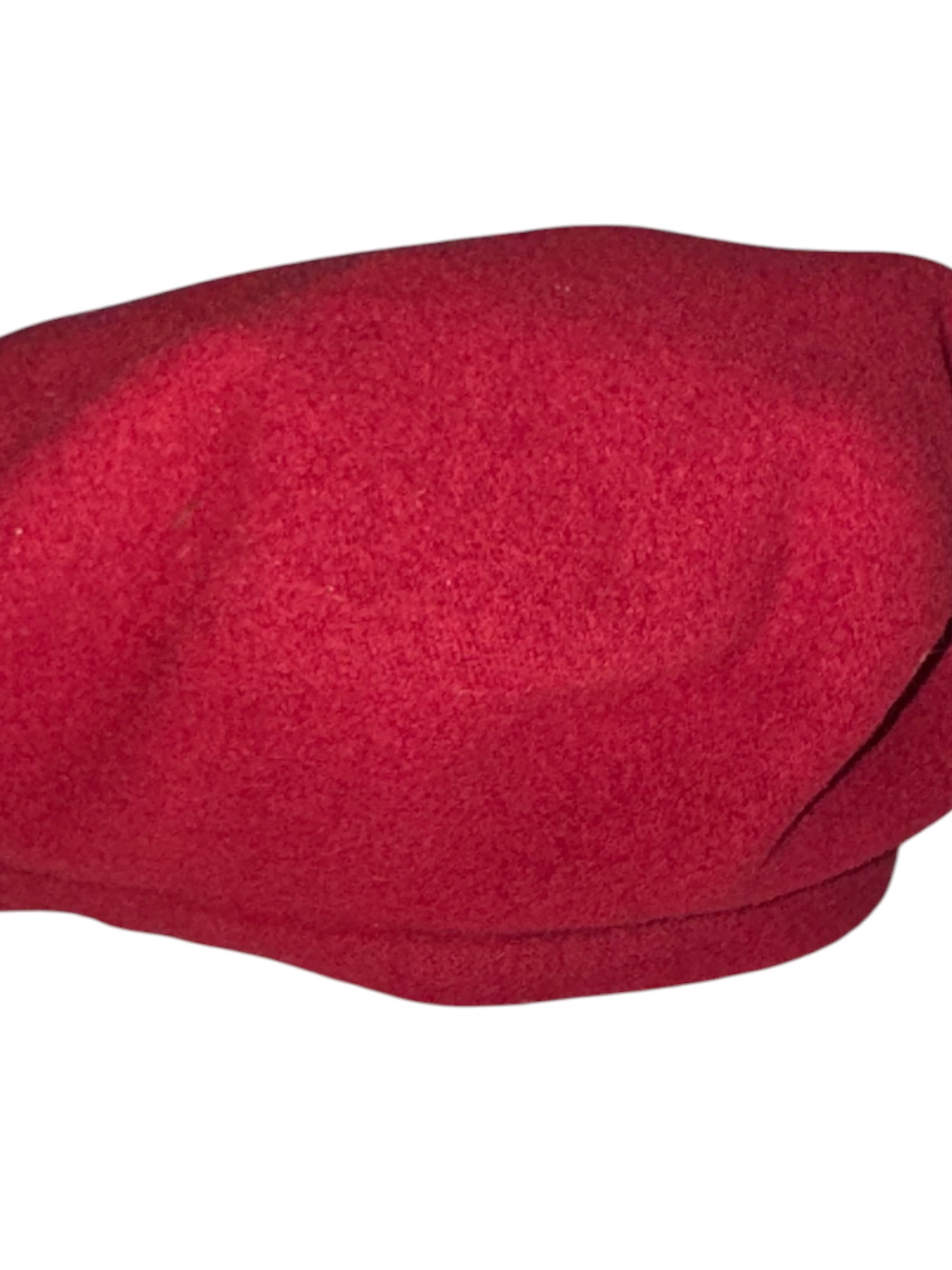 Red Wool-Blend Beret / Newsboy Cap