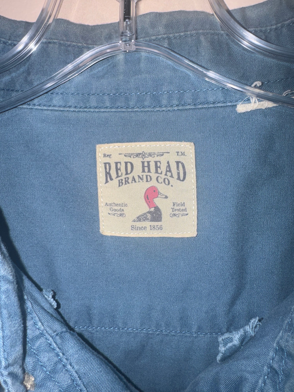 RedHead Blue Short-Sleeve Work Shirt