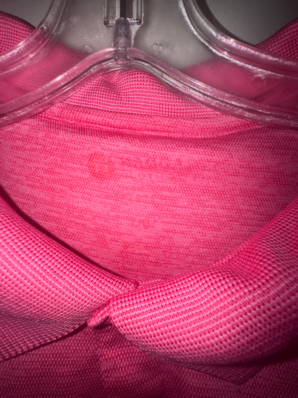 Pink Performance Polo Shirt