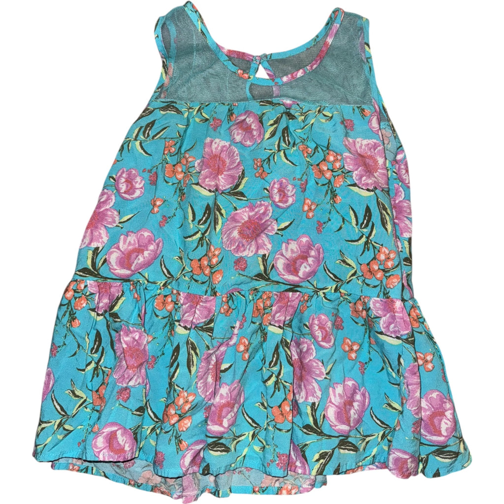 OD•SESS Floral Sleeveless Tiered Tank Top